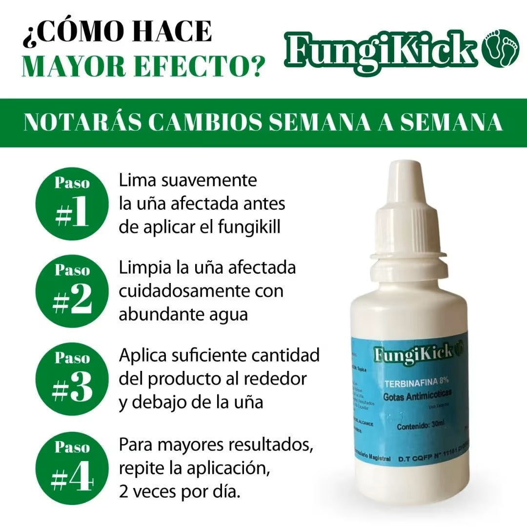 Fungikick - Gota para hongos uñas